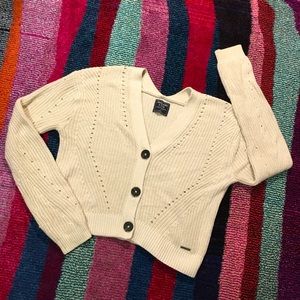 A&F cropped cardigan